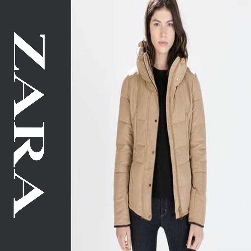 NWOT Zara Basic Puffer Jacket Heavy Duty